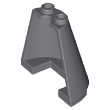 dark bluish gray cone half 4 x 2 x 3