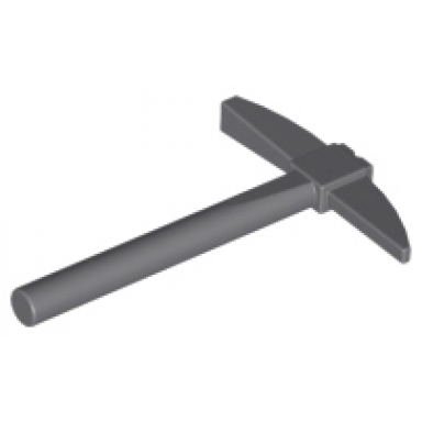 dark bluish gray minifigure utensil pickaxe