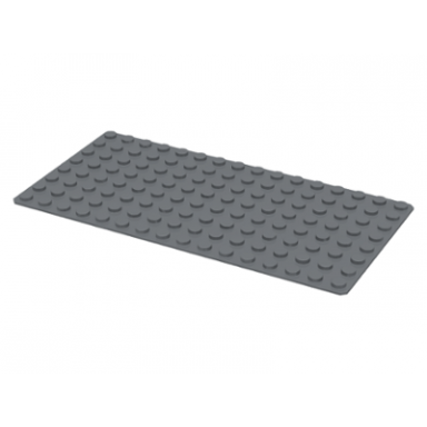 dark bluish gray baseplate 8 x 16