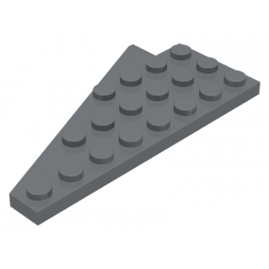 dark bluish gray wedge plate 8 x 4 wing right