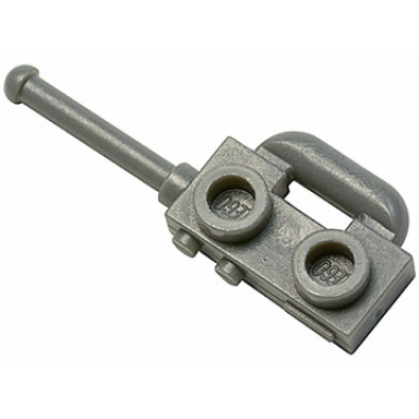 dark bluish gray minifigure utensil radio with extended handle