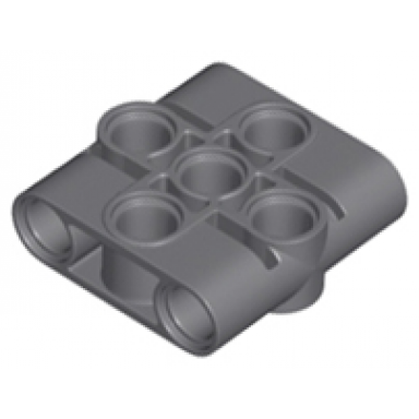 dark bluish gray technic pin connector block liftarm 1 x 3 x 3