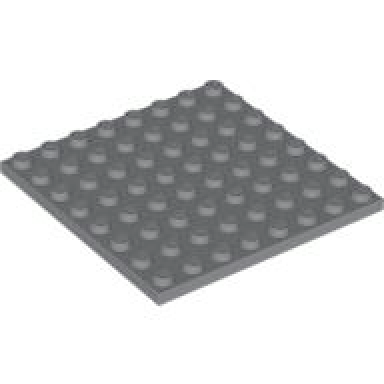dark bluish gray plate 8 x 8