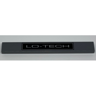 dark bluish gray tile 1 x 8 with lo-tech pattern