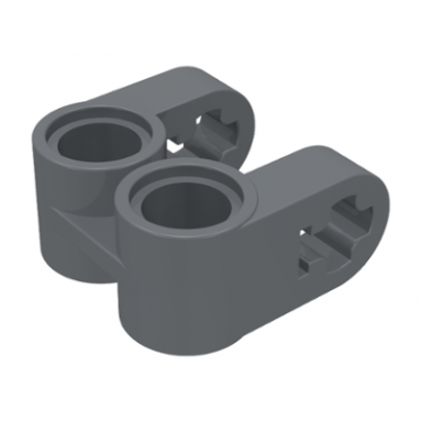 dark bluish gray technic axle and pin connector perpendicular double split