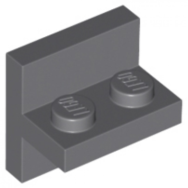 dark bluish gray bracket 2 x 2 - 1 x 2 centered