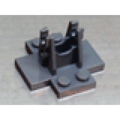 dark bluish gray sports soccer goalie stick holder base