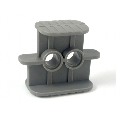 dark bluish gray rubber band belt holder 2 x 4 x 2 1 3