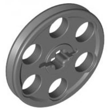 dark bluish gray technic wedge belt wheel pulley