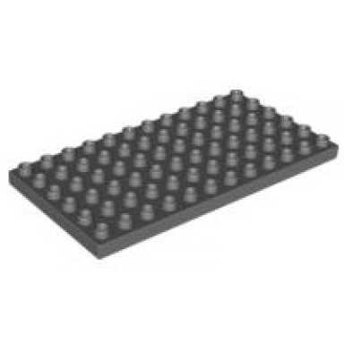 dark bluish gray duplo plate 6 x 12