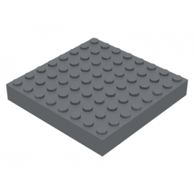 dark bluish gray brick 8 x 8