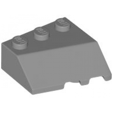 dark bluish gray wedge 3 x 3 sloped left