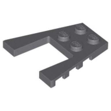 dark bluish gray wedge plate 4 x 4