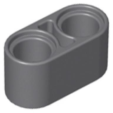 dark bluish gray technic liftarm thick 1 x 2
