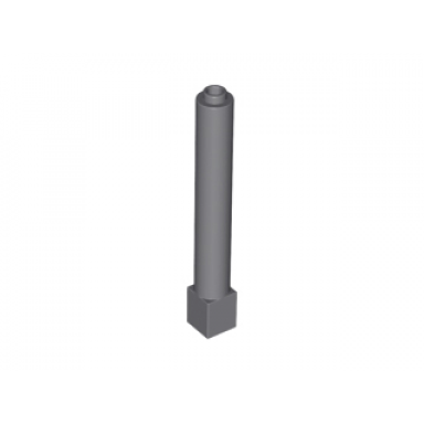 dark bluish gray support 1 x 1 x 6 solid pillar