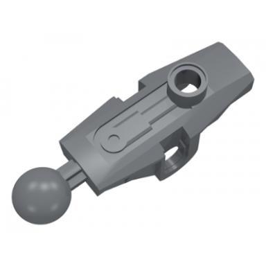 dark bluish gray bionicle rahkshi leg upper section