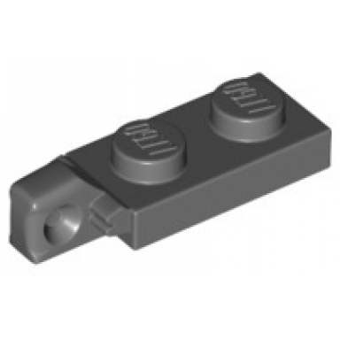 dark bluish gray hinge plate 1 x 2 locking with 1 finger on end without bottom groove