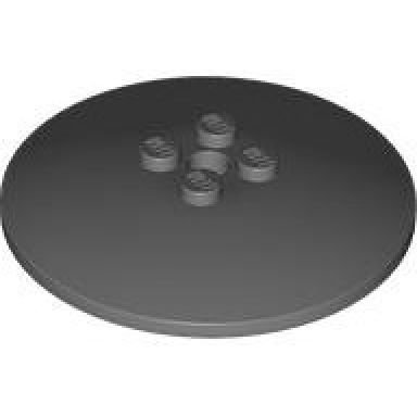 dark bluish gray dish 6 x 6 inverted radar - solid studs