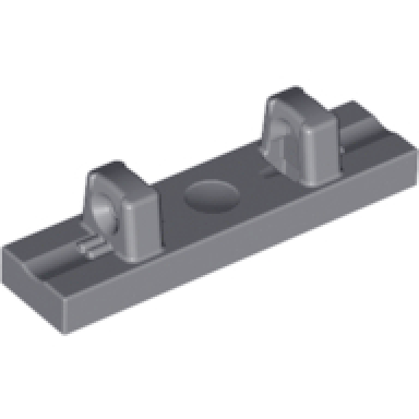dark bluish gray hinge tile 1 x 4 locking dual 1 finger on top