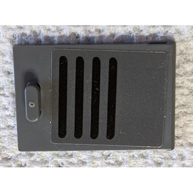 dark bluish gray container cupboard 2 x 3 x 2 door with 4 black vertical vent lines pattern sticker - set 70915