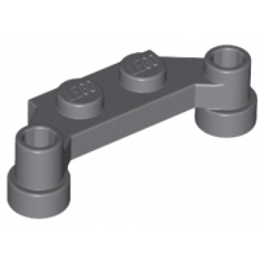 dark bluish gray plate modified 1 x 4 offset