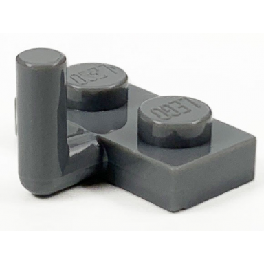dark bluish gray plate modified 1 x 2 with bar arm up horizontal arm 6mm