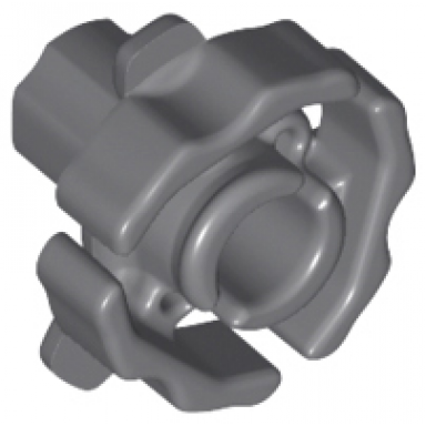 dark bluish gray technic clutch connector male inside