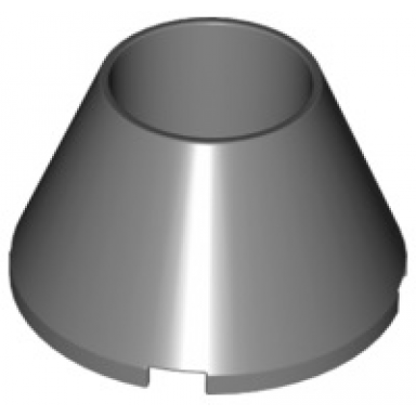 dark bluish gray cone 4 x 4 x 2 hollow no studs