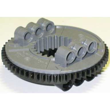 dark bluish gray technic turntable 56 tooth with black top 48452 48168