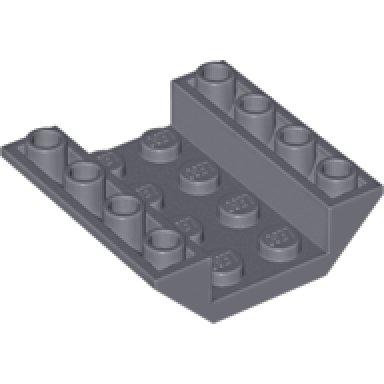 dark bluish gray slope inverted 45 4 x 4 double