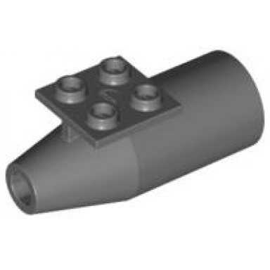 dark bluish gray engine smooth large 2 x 2 thin top plate