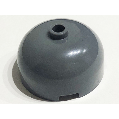 dark bluish gray brick round 3 x 3 x 1 1 3 dome top - open stud