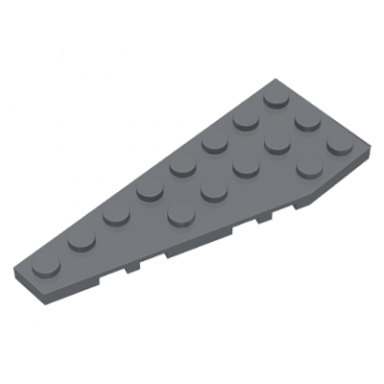 dark bluish gray wedge plate 8 x 3 pentagonal left