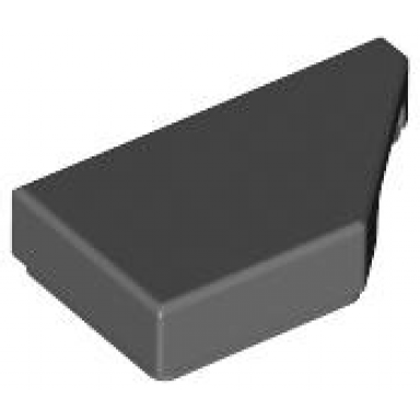 dark bluish gray tile modified 1 x 2 wedge right