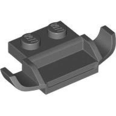 dark bluish gray plate modified 1 x 2 with racers car grille