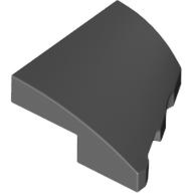dark bluish gray wedge 2 x 2 x 2 3 left