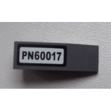 dark bluish gray slope curved 3 x 1 with pn60017 on white background pattern sticker - set 60017