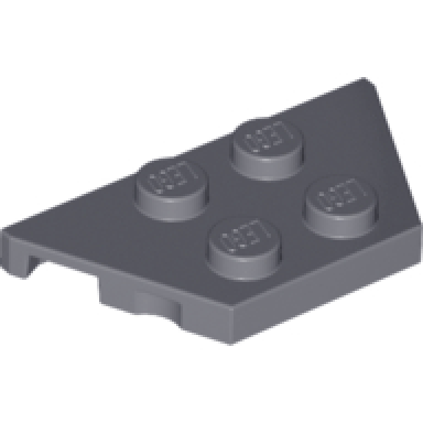 dark bluish gray wedge plate 2 x 4