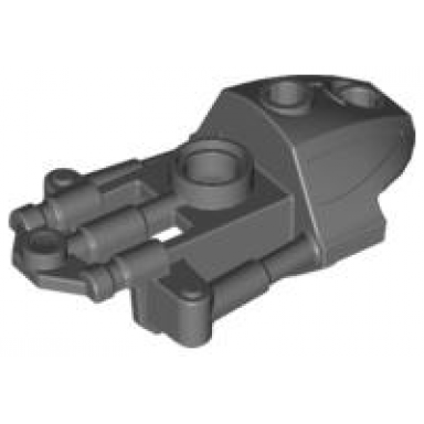 dark bluish gray bionicle toa inika thigh cover