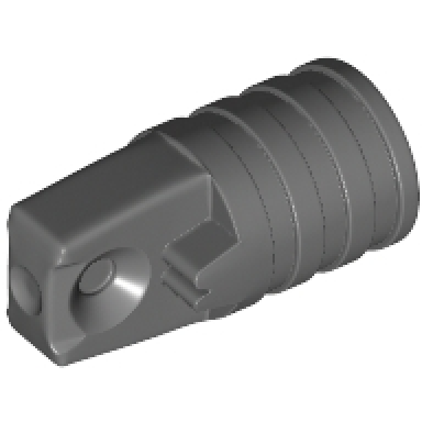 dark bluish gray hinge cylinder 1 x 2 locking with 1 finger and axle hole on ends without slots