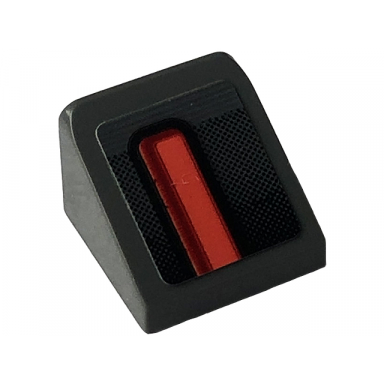 dark bluish gray slope 30 1 x 1 x 2 3 with red taillight with black outline pattern model right side sticker - set 42126