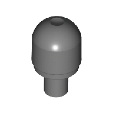 dark bluish gray bar with light bulb cover bionicle barraki eye