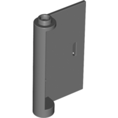 dark bluish gray door 1 x 3 x 4 right - open between top and bottom hinge