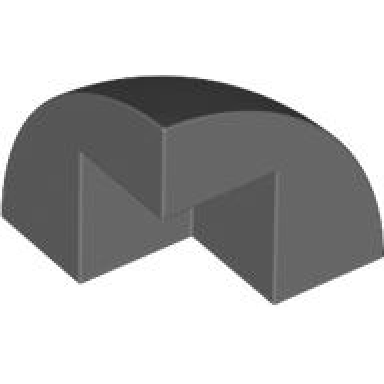 dark bluish gray brick round corner 2 x 2 x 1 2 3 dome top