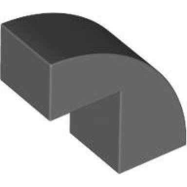 dark bluish gray slope curved 2 x 1 x 1 2 3