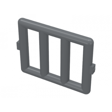dark bluish gray bar 1 x 4 x 3 window grille