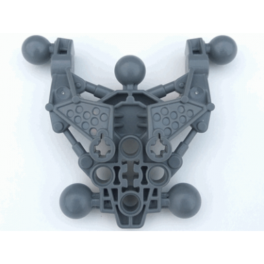 dark bluish gray bionicle matoran torso av-matoran type 2