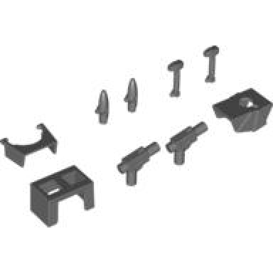 dark bluish gray minifigure accessories star wars 9 in bag multipack