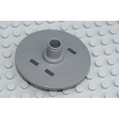 dark bluish gray duplo turntable for crawler base