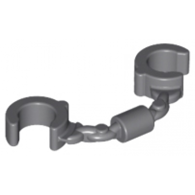 dark bluish gray minifigure utensil handcuffs